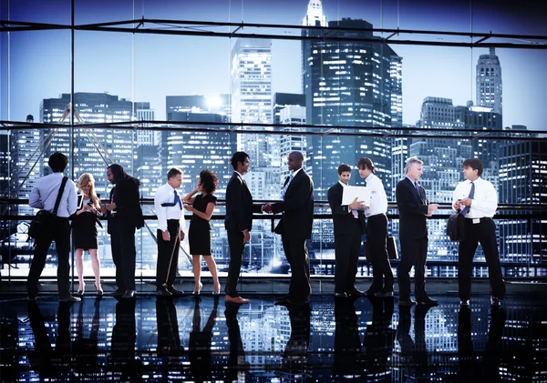 Gente de negocios teniendo reunión corporativa — Foto de Stock