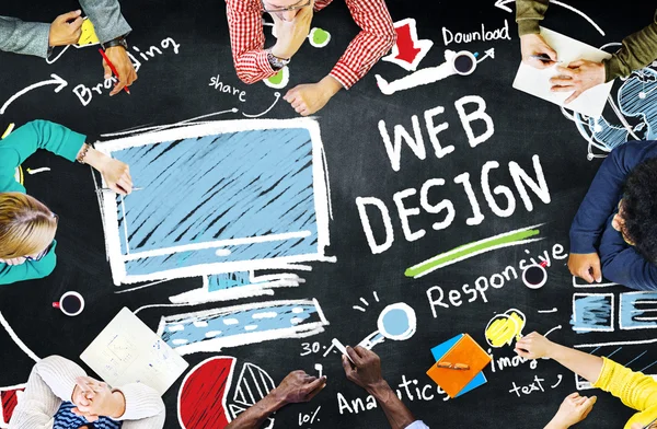 Web Design και Web Development — Φωτογραφία Αρχείου