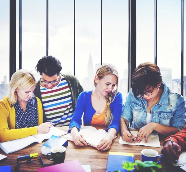 Group of Multi-ethnic People Brainstorming — Stock Photo, Image