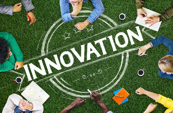 Innovation-teknik, framtida utvecklingskoncept — Stockfoto