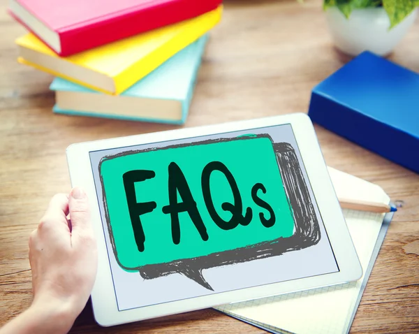 Faq feedback information — Stock Photo, Image