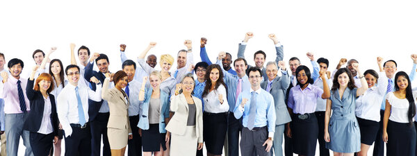 уверенные работники бизнеса
