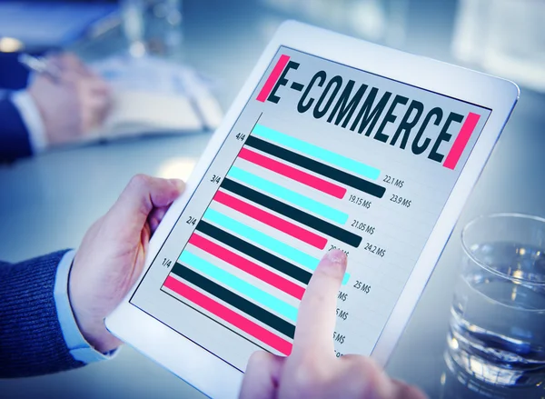 E-Commerce-Strategie für Online-Marketing — Stockfoto