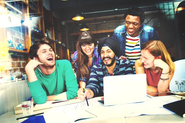 Diversi architetti che lavorano insieme — Foto Stock