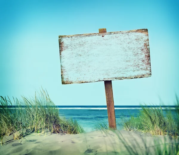 Beach Empty Plank — Stock Photo, Image