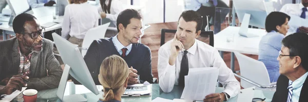 Mensen wereldwijde communicatie Office — Stockfoto