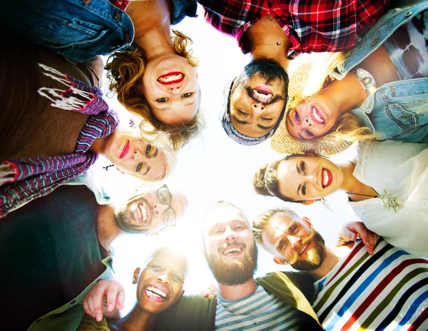 Friendship Huddle in Happiness Concept — Stock Photo, Image