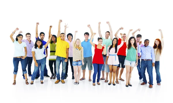 Young Diversity People together — Stock Photo, Image