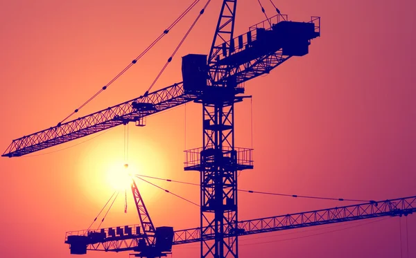 Trabalhadores da construção civil citam — Fotografia de Stock