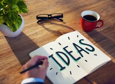 Fikirler tasarım yaratıcılık vizyon ilham kavramı