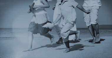 Beach kavramı oynarken aile