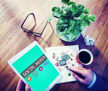 Sosyal Medya teknoloji bağlantı kavramı