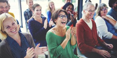 Audience Clapping at Training clipart