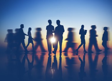 yürüyüş iş adamları