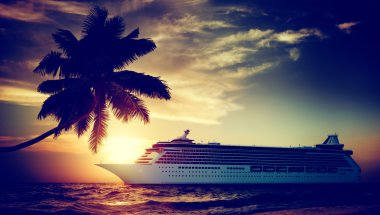 Yat Cruise Gemi deniz kavramı