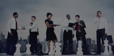 Satranç ile iş adamları takım