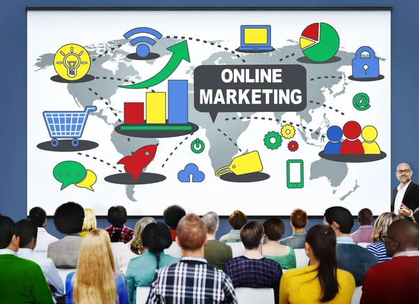 Concetto di marketing online — Foto Stock