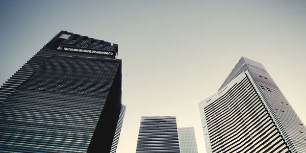 Panorama city and buildings — Stock Photo, Image