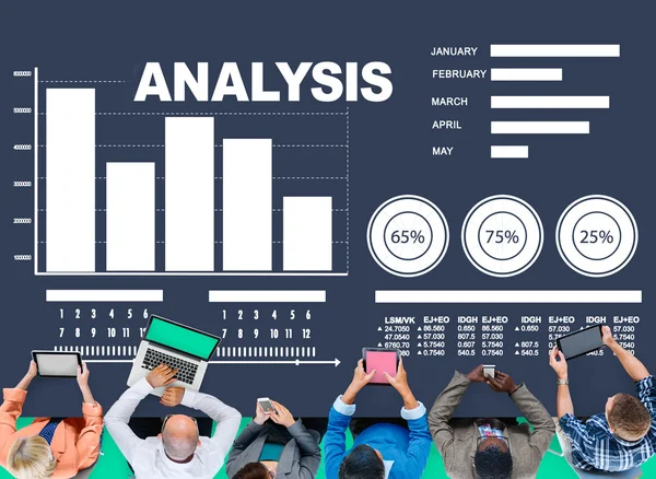 Concetto di informazioni sui dati di analisi — Foto Stock