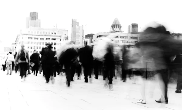 Mensen uit het bedrijfsleven op Rush Hour — Stockfoto