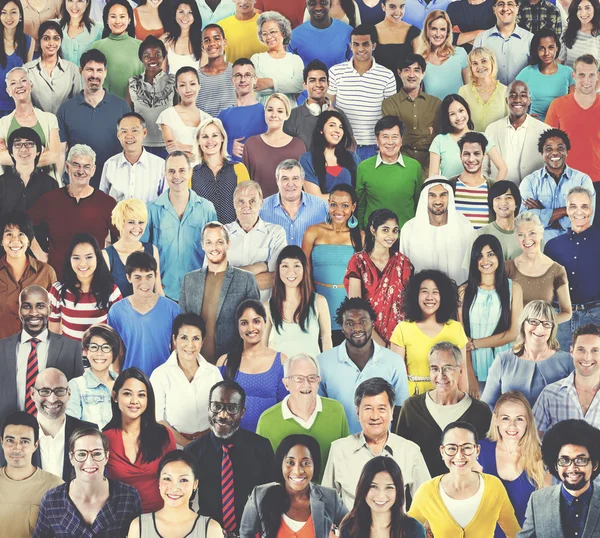 Grande gruppo di persone Diversità — Foto Stock