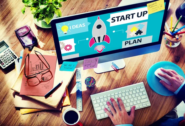 Startup Success Business Concept — Stock Photo, Image