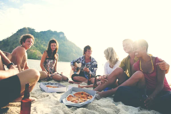 Concepto de Reunión de Jóvenes — Foto de Stock