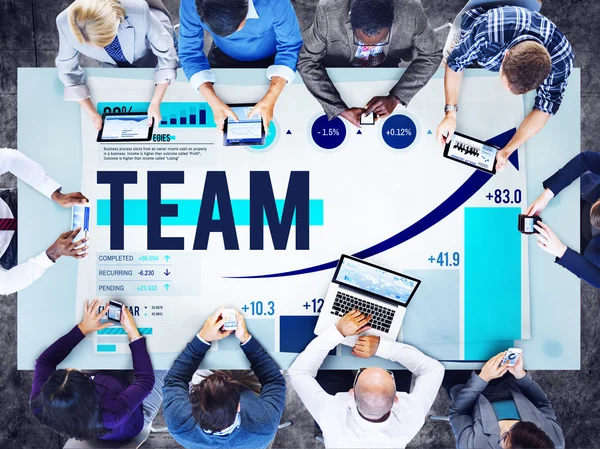 Business People at meeting and Team — Stock Photo, Image