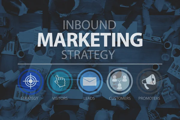 Inbound-Marketing-Strategie — Stockfoto