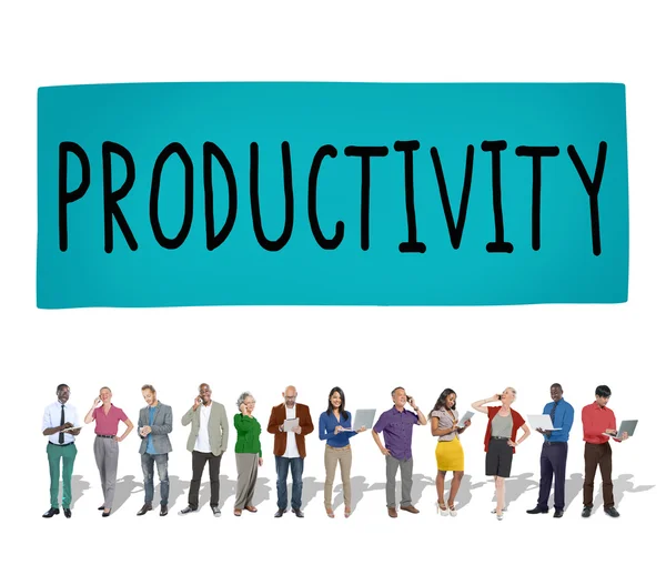 Produktivität Geschäftsentwicklungskonzept — Stockfoto