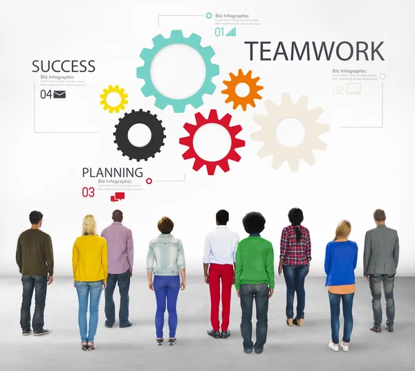 Teamwerk Team partnerschap Concept — Stockfoto