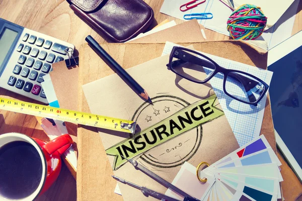 Försäkringsförmåner, skydd Risk koncept — Stockfoto