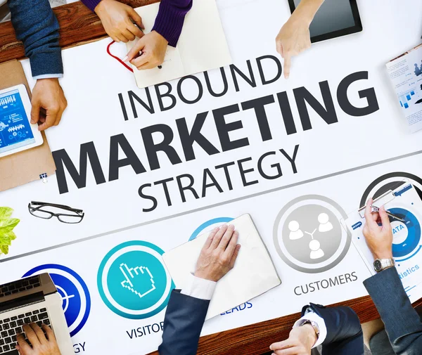 Inbound-Marketing-Strategie — Stockfoto