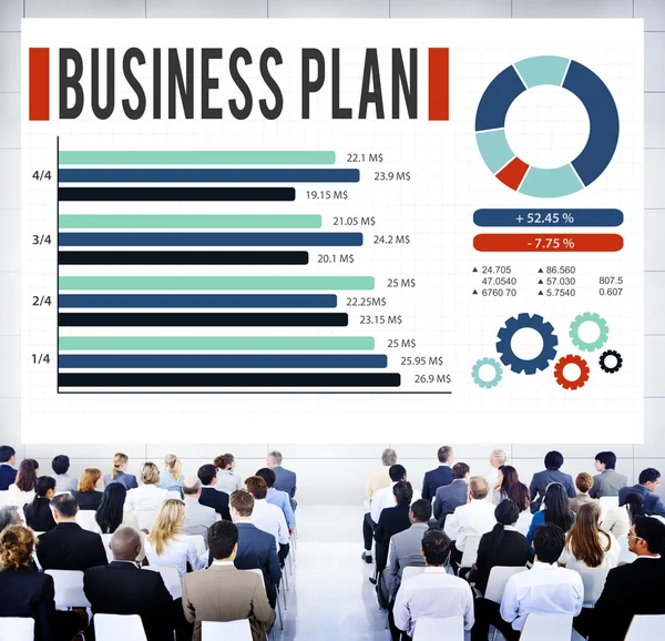 Negociantes debaten estrategia financiera — Foto de Stock