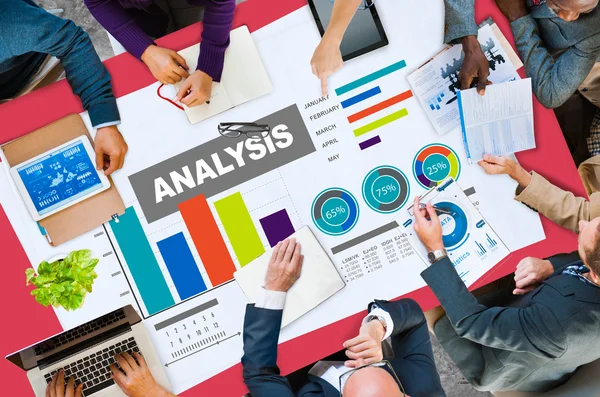 Analysis Data Information Concept — Stock Photo, Image