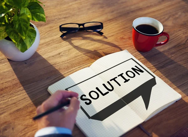 Solution Solving Problem Strategy — Stock Photo, Image