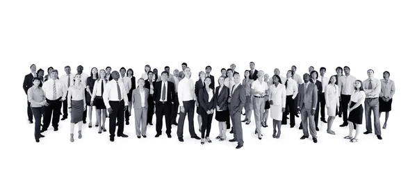 Grupp av affärsmän som står tillsammans — Stockfoto