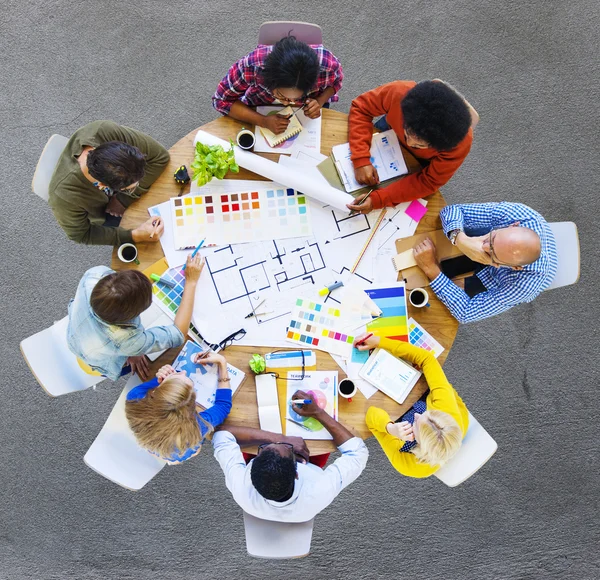 Vergadering brainstormen discussie — Stockfoto