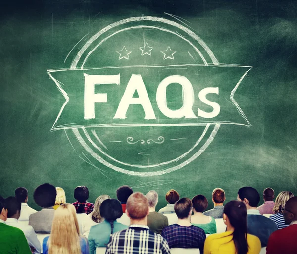 Frequently Asked Questions Concept — Stock Photo, Image