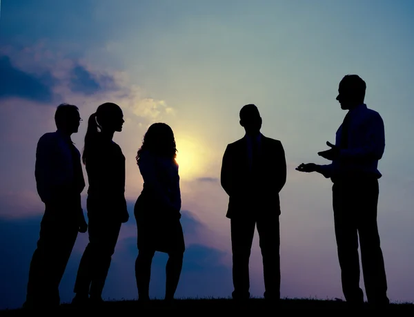 Business Meeting at outdoors — Stock Photo, Image