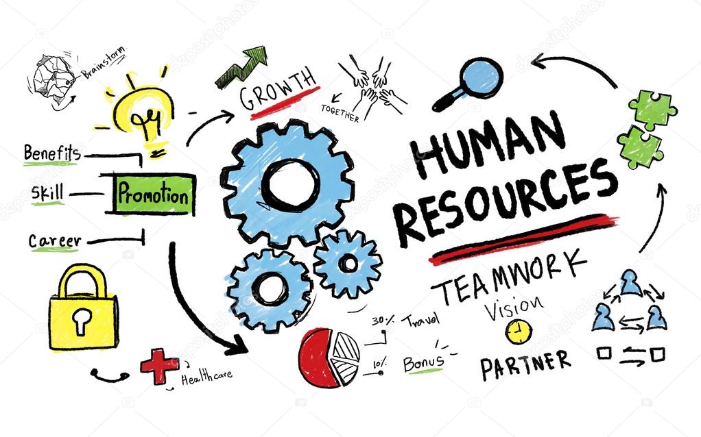 human resources teamwork concept
