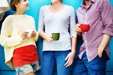 Grup insanlar sohbet kavramının