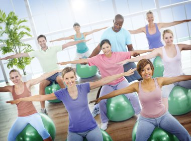 İnsanlar Fitness kavramı
