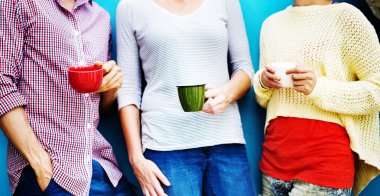 Grup insanlar sohbet etkileşim kavramı