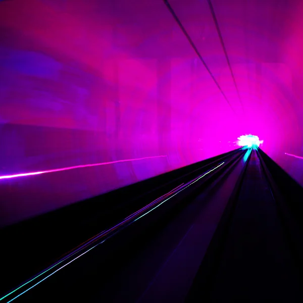 Shanghai light dispaly tunnel — Stock Photo, Image