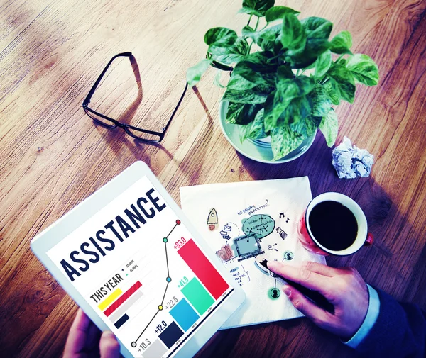 Assistance Support Concept — Stock Photo, Image