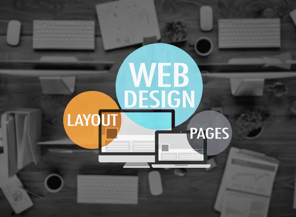 Web Design Layout Pages — Stock Photo, Image