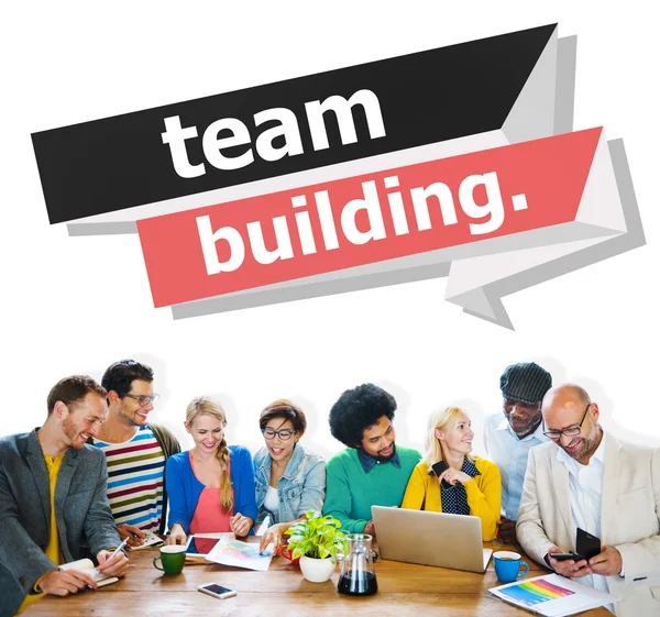 Team Building Management Concept — Stockfoto