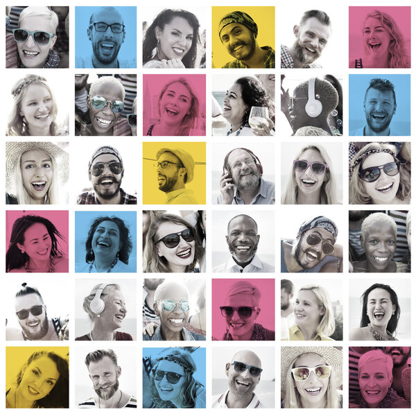 Friends Portrait Togetherness Concept