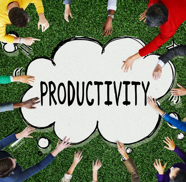 Productivité Concept de développement des entreprises — Photo